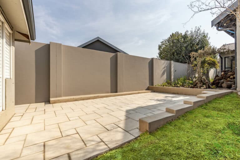 Garden Paving area where grass used to be.
